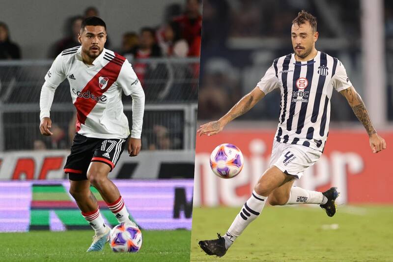 Matías Catalán se impuso a Paulo Díaz en el choque entre Talleres y River Plate por la Liga Profesional Argentina