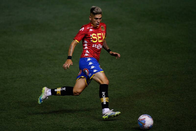 Carlos Palacios en su paso por Unión Española.