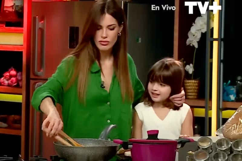Gala Caldirola y su hija, Luz Elif. Créditos: TV+.