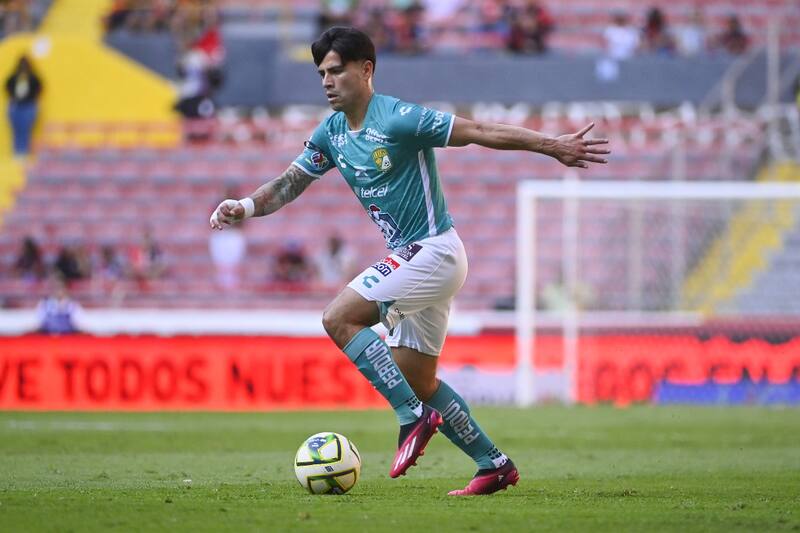 Víctor Dávila anota el importante gol para el León.
Foto: @clubleonfc