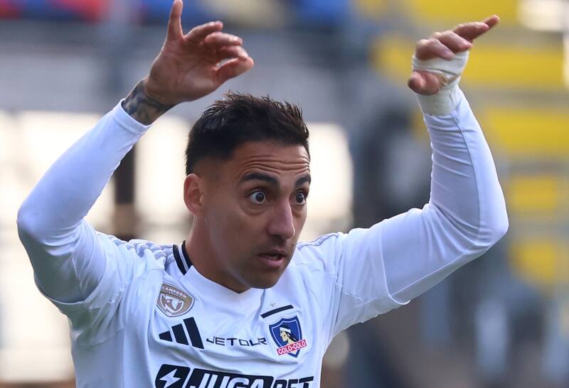 , delantero de Colo Colo. Foto: Agencia Aton.