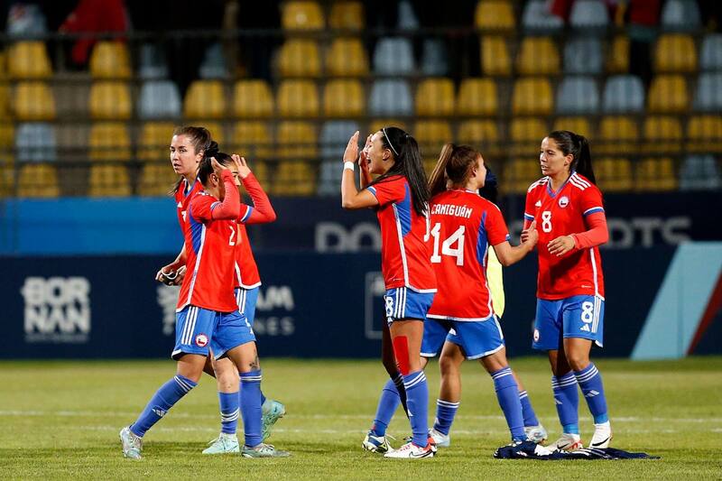 Chile venció a Estados Unidos y jugará por el oro panamericano. Lo hará, eso sí, sin arquera. Foto: Comunicaciones/FFCh