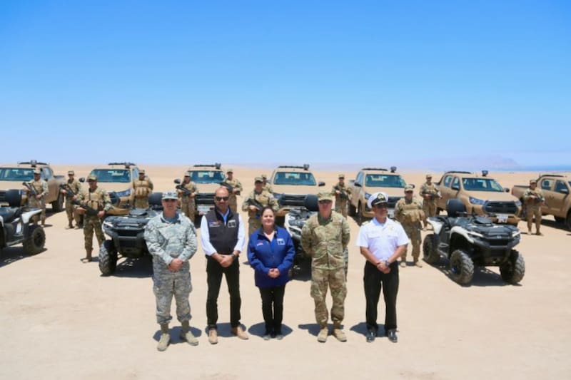 El Ejército de Chile recibió nuevas Toyota Hilux