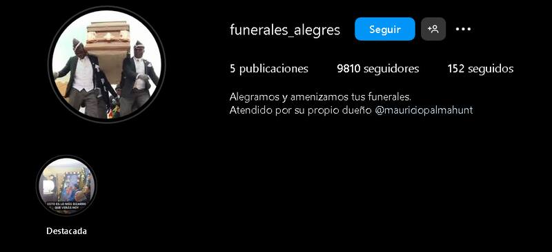 Casi llegando a la 1:00 horas, la cuenta creada por Mauricio Palma está pronta a llegar a los 10 mil seguidores.