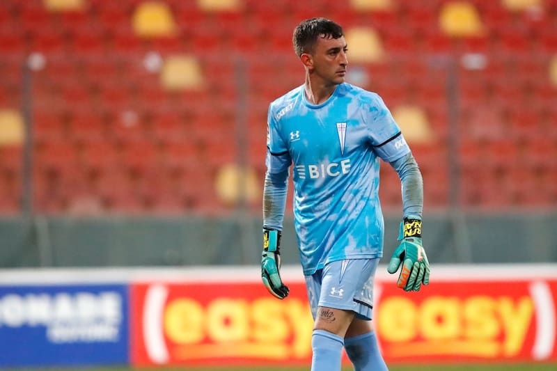 , portero de la Universidad Católica. Foto: Agencia Aton.