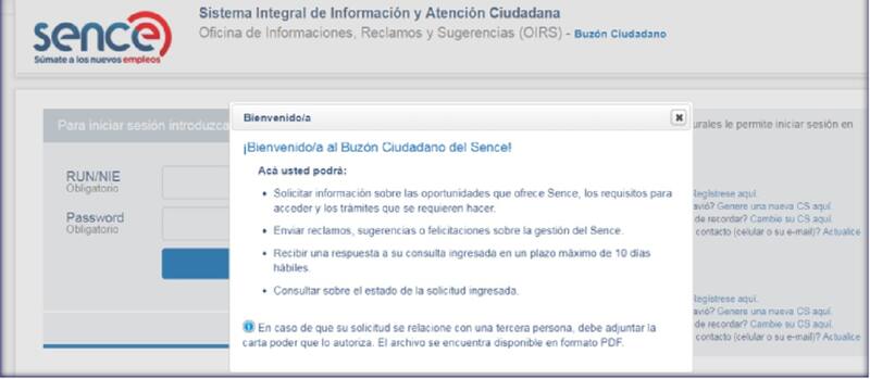 A través de la plataforma del SENCE es posible realizar la apelación al IFE Laboral. Créditos: SENCE.