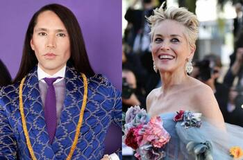 Sharon Stone elogia el look con el que Di Mondo apareció en gala del Festival de Cannes: "Me miró de pies a cabeza"