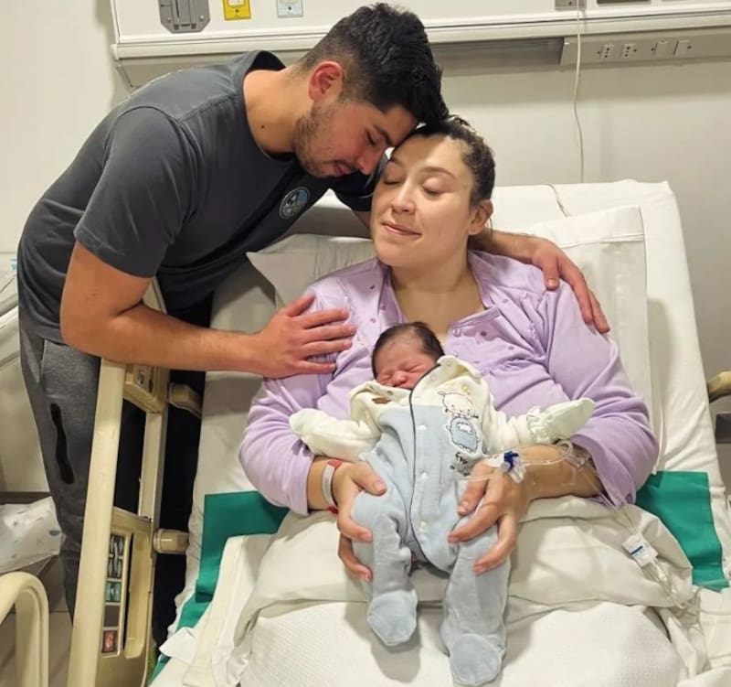 Patricia Pino presentó a su bebé en redes sociales. Créditos: Instagram