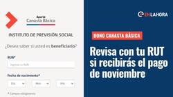 Bono Canasta Básica: ¿Cómo saber con mi RUT si lo recibo y cuál es la fecha de pago en noviembre?