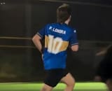 VIDEO | Ambiente festivalero: Paulo Londra jugó una pichanga en el centro deportivo de Everton