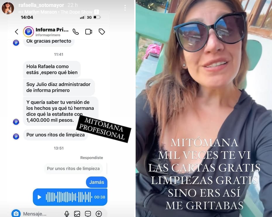 Historia de Rafaella Sotomayor. Créditos: Instagram