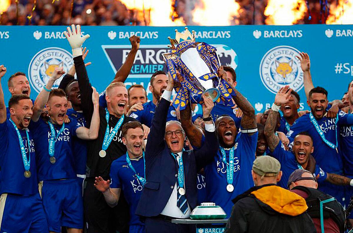 A 4 años de la historia más bonita: Cuando Leicester City miró a todos desde arriba