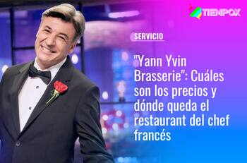 "Yann Yvin Brasserie": Cuáles son los precios y dónde queda el restaurant del chef francés