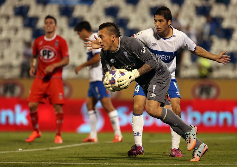 El portero en su paso por la UC. Foto: Agencia Aton.