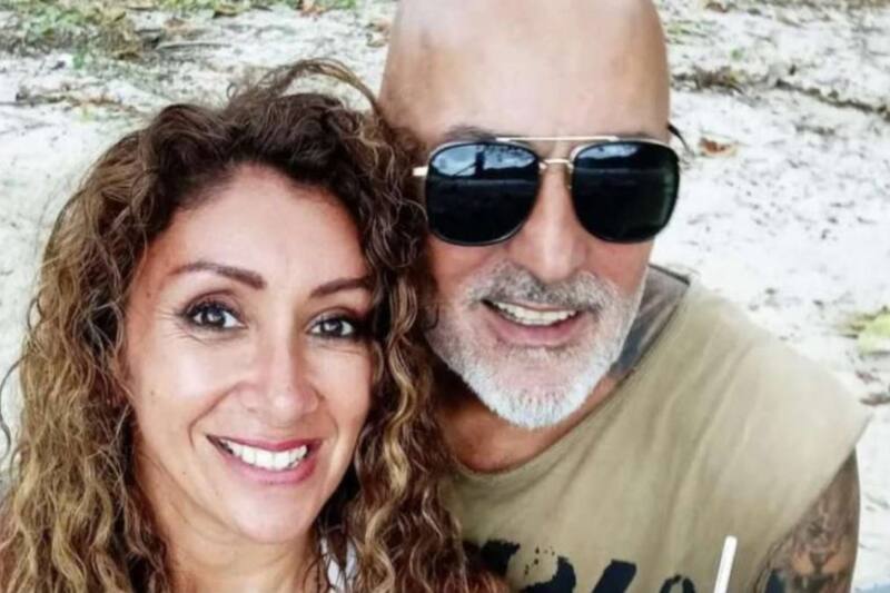 Angélica Sepúlveda y su novio, Gürsel.