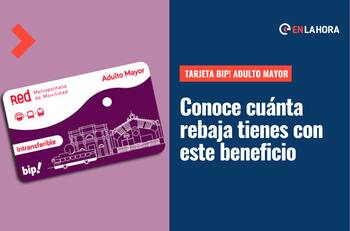 Tarjeta BIP! Adulto Mayor: ¿De cuánto es el descuento que reciben en el pasaje las personas de tercera edad?