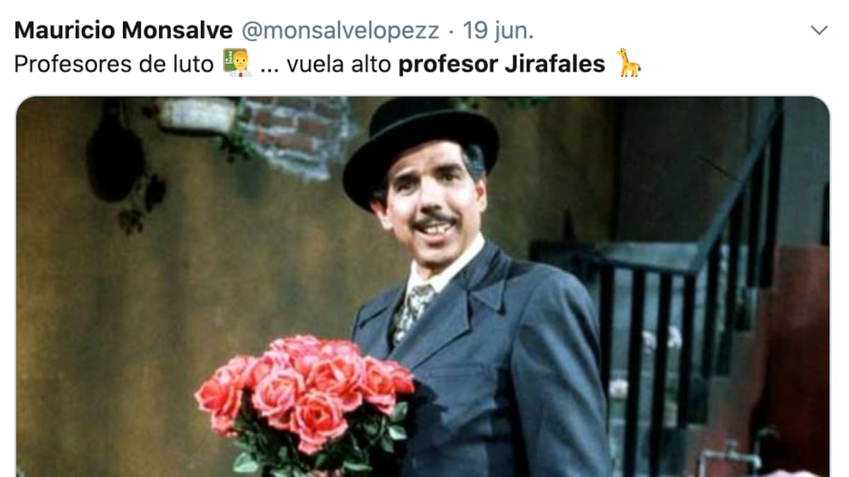 El 'Profesor Jirafales' se vuelve tendencia en redes a 4 años de su muerte