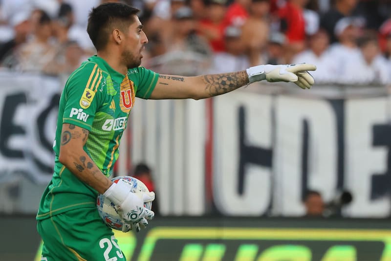 Gabriel Castellón y su reacción al título de Santiago Wanderers en la Copa Libertadores 2026. Foto: Aton.