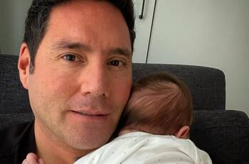 Pancho Saavedra y su proceso de paternidad junto a su esposo, Jorge Uribe: “Es la alegría más grande que he podido tener en la vida”