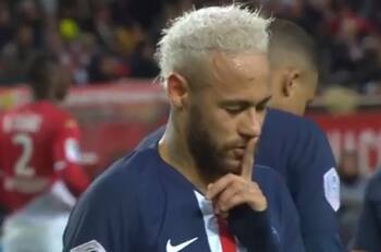 Neymar Jr puso el segundo del PSG ante el Monaco de Maripán