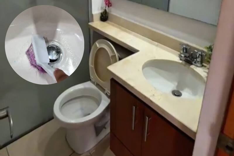 Se va a eliminar el moho por completo en pocos minutos, según la creadora de contenidos.
Créditos: TikTok.