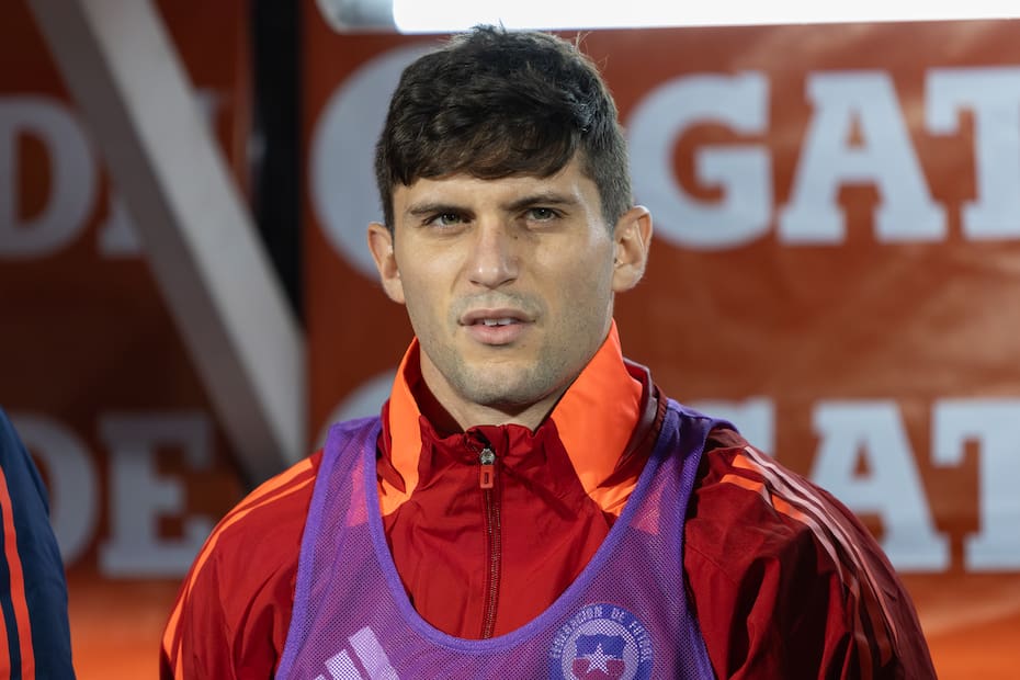 Benjamín Kuscevic en Chile vs Argentina por Eliminatorias. Foto: Felipe Escobedo