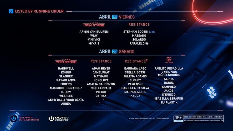 vuelve este 2024 y este es su lineup