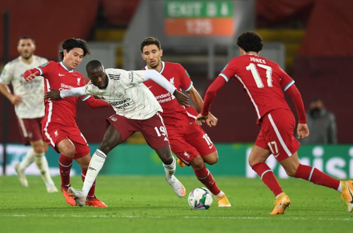 Arsenal se impuso al Liverpool en penales y avanzó en la Carabao Cup