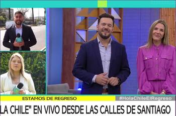 "Estoy contento, con más ojeras": Notero de "Hola Chile" sorprende al contar que se convirtió en padre en medio de la crisis de La Red