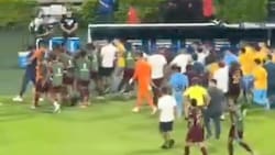 VIDEO | No se vio en TV: el caliente enfrentamiento entre los jugadores de O’Higgins y Tolima