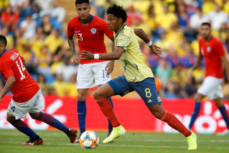 en un amistoso de Colombia ante La Roja.