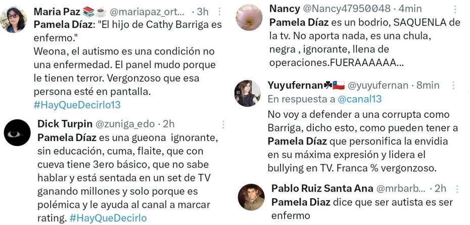 Pamela Díaz desató molestia en redes sociales. Créditos: X