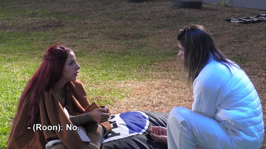 Los ex mejores amigos tuvieron una intensa conversación.