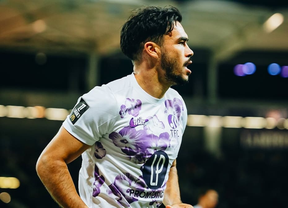 El chileno deja Toulouse. Foto: Instagram de Gabriel Suazo.