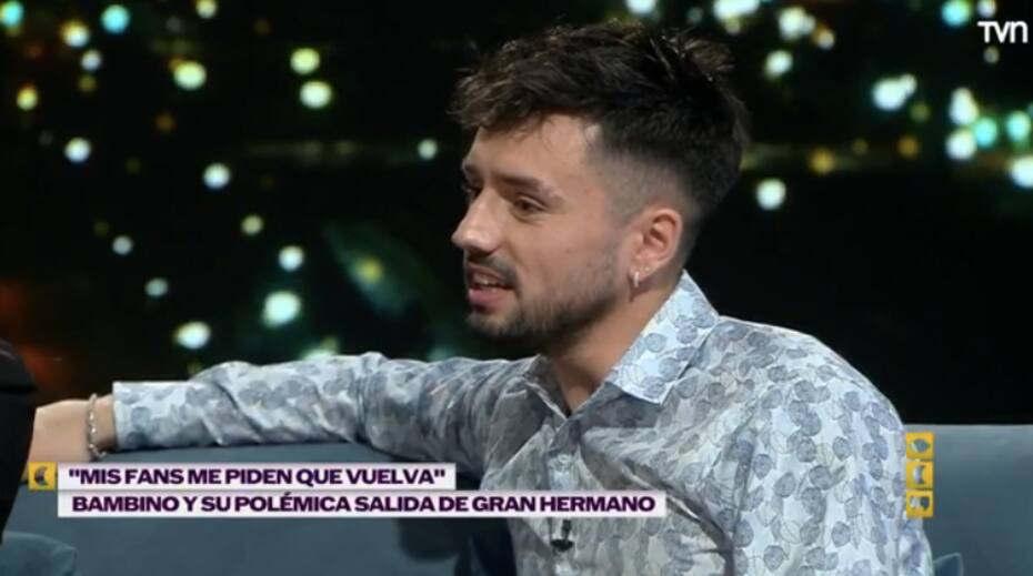 Fernando Altamirano en "Buenas noches a todos". Foto: TVN.