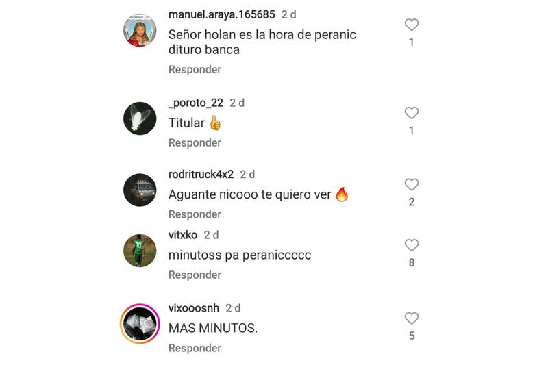 Hinchas de Universidad Católica en Instagram.