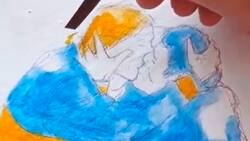 Artista argentino inmortalizó el recordado beso de Maradona y Caniggia