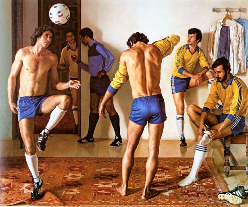 Pintura del artista chileno Claudio Bravo.