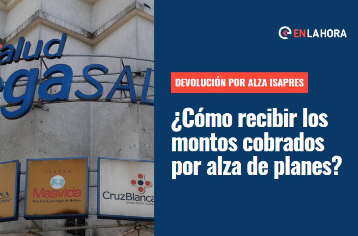 Devolución por alza en los planes de Isapres: ¿Cómo será el proceso y cuándo se entregará el dinero?