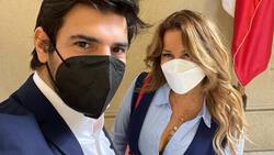 Cathy Barriga se volvió a vestir de novia para celebrar su aniversario con Joaquín Lavín Jr.