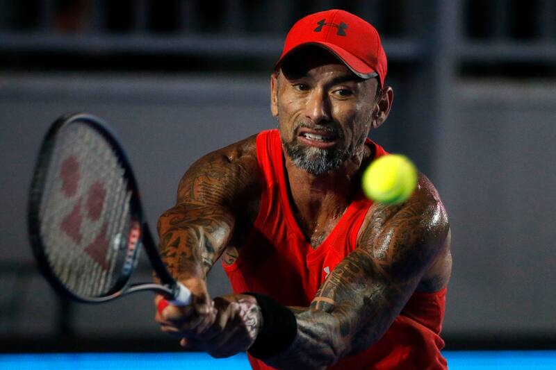 El Chino tuvo compañía chilena en su última aparición en un Grand Slam.