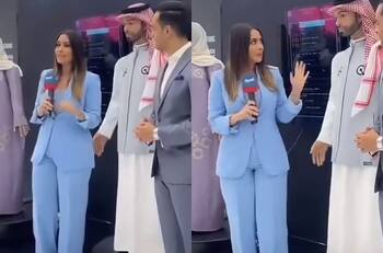 VIDEO | Aseguran que reportera fue “acosada” por el primer robot humanoide presentado en Arabia Saudí