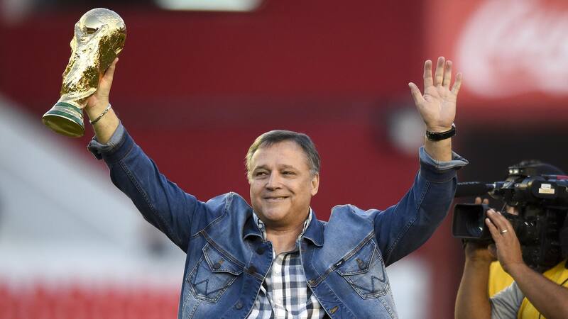 Durante un homenaje realizado en Argentina.