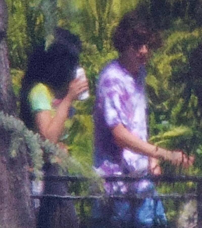 La socialité fue captada por primera vez con el actor tras rumores de noviazgo