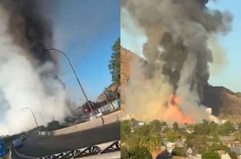 Explosión en Renca deja incendio de gran magnitud: Qué se sabe, heridos y rutas cortadas
