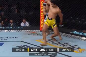 VIDEO | Fue el KO de la noche: el terrible codazo de Ricardo Ramos a Danny Chavez en la UFC Austin