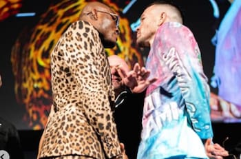 UFC: Kamaru Usman y Colby Covington llegaron a los golpes en ardiente careo