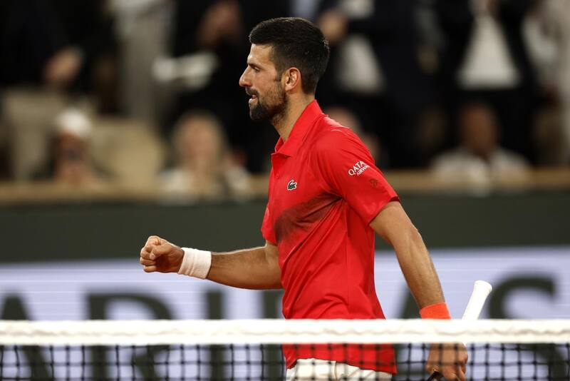 en Roland Garros. Foto: EFE.