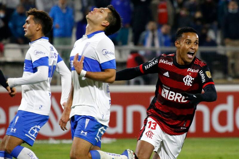 Universidad Católica vs Flamengo en 2022. Foto: Aton.