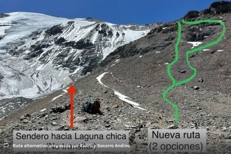 Nueva ruta recomendada.